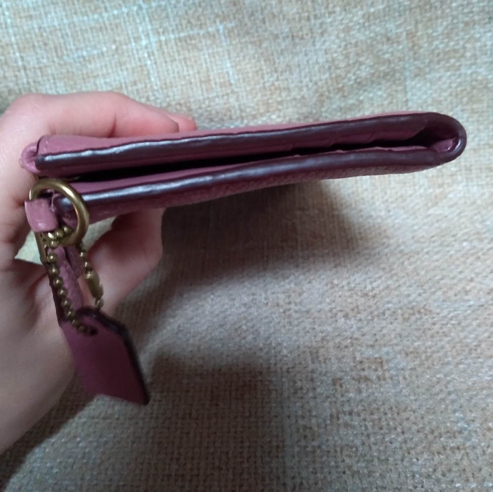 Coach Leather Large Double Zipper Clutch Wallet - Picture 8 of 8
